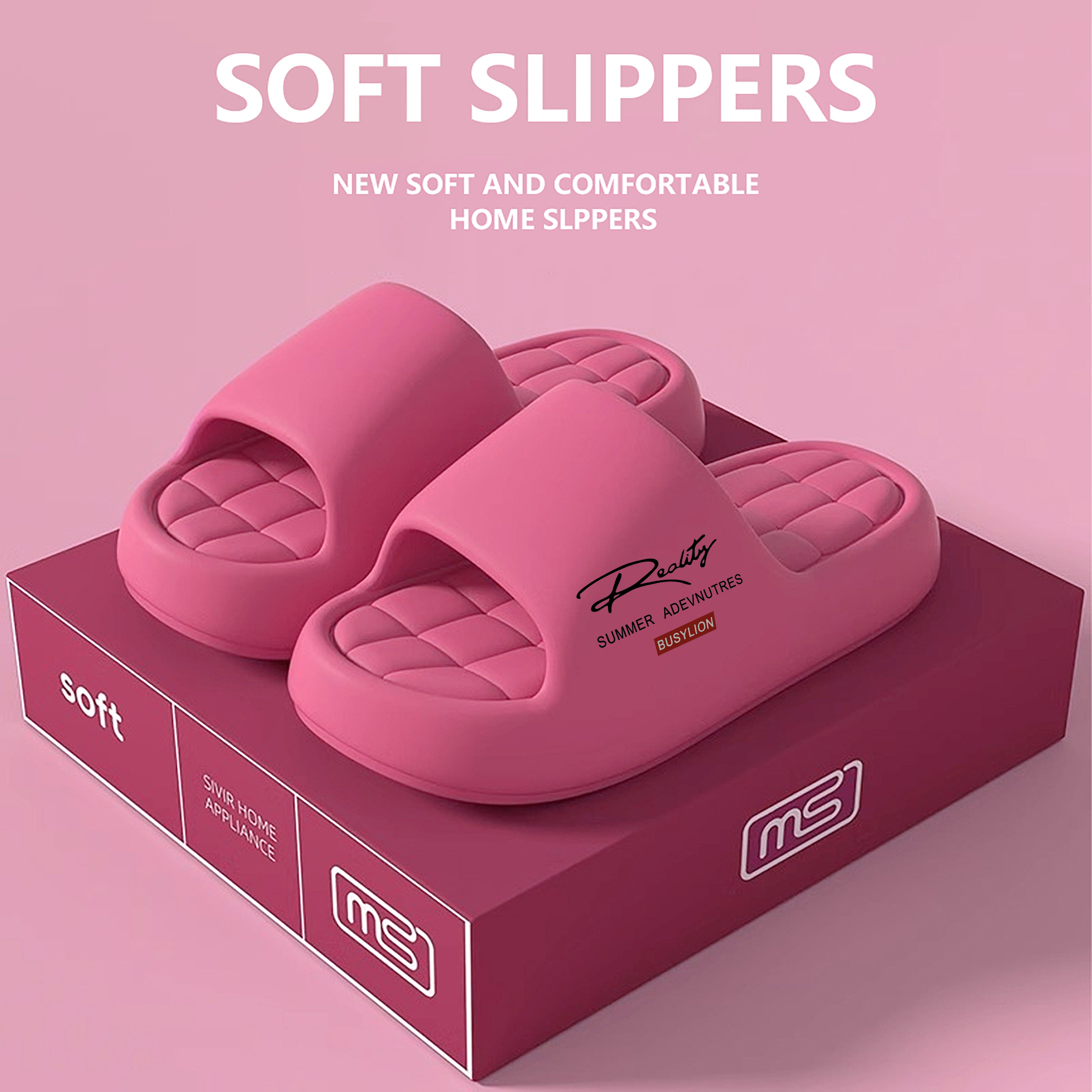 Baby Gate Stairs - BUSYLION Women's Summer Home Slippers, Casual