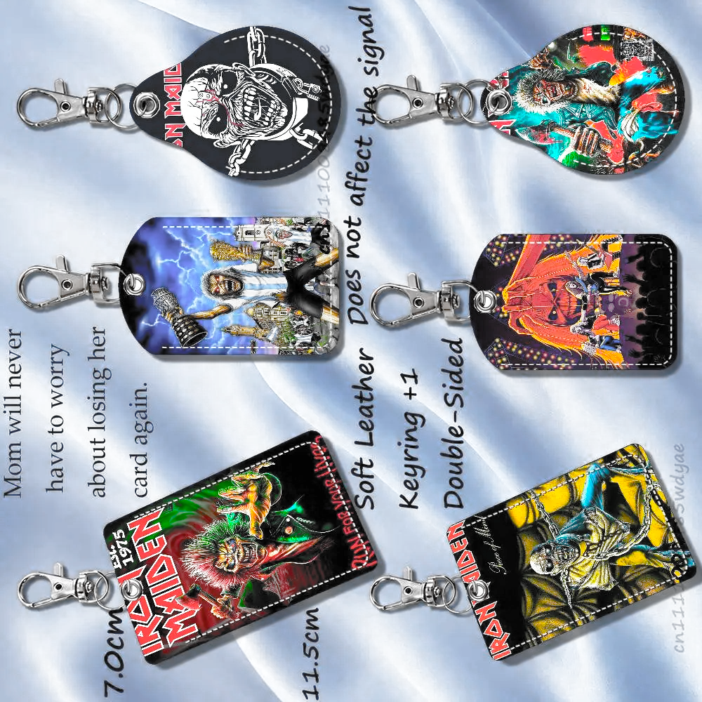 Baby Gate Stairs - Band I-Iron C-Cool M-Maiden Card Keychain