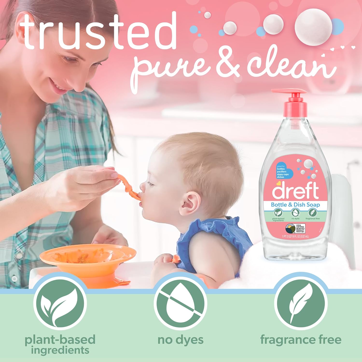 Baby Bottle & Dish Soap for Mi - Baby Products Soap บทวิจารณ์และราคา