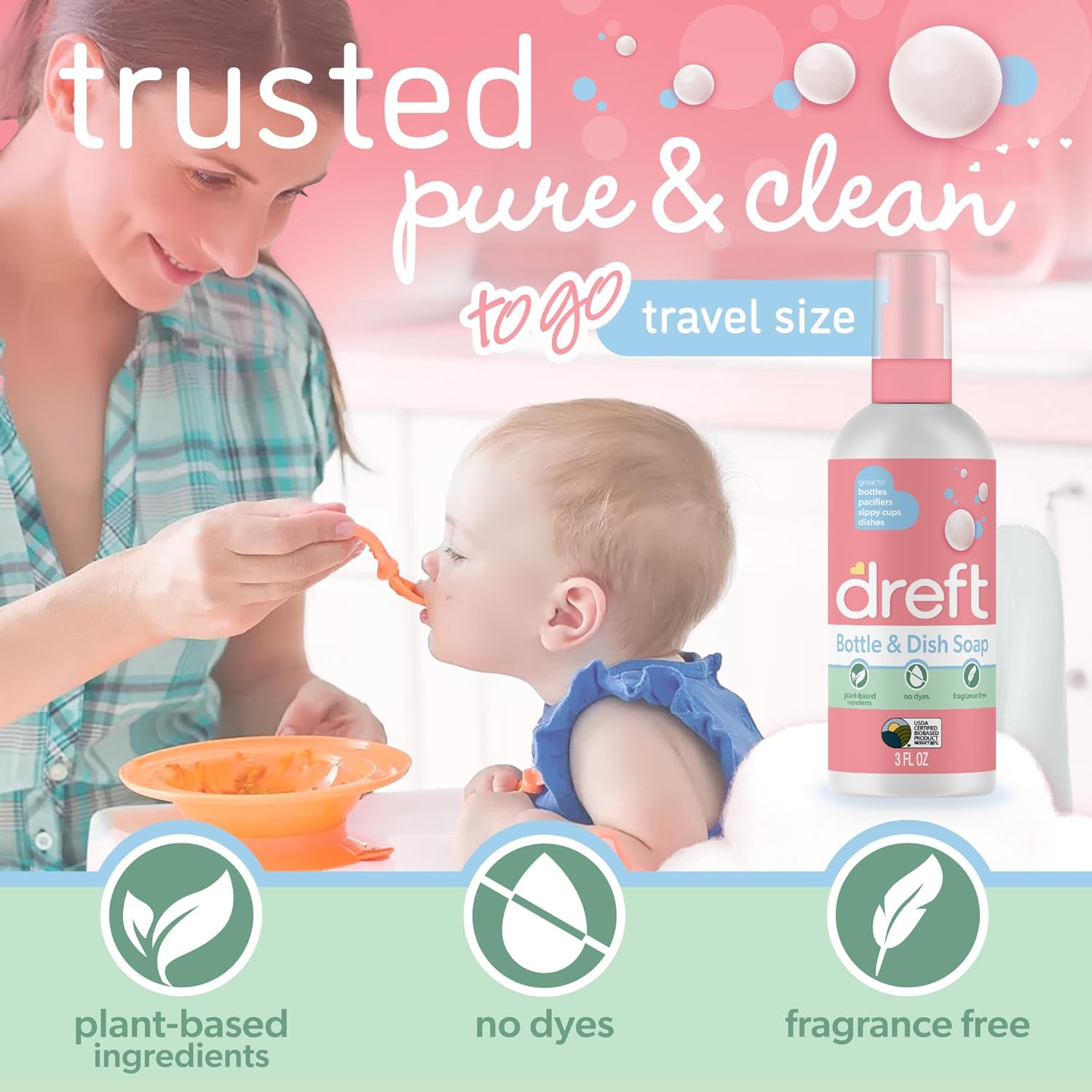 Plant Based Baby Bottle Soap f - Baby Products Soap บทวิจารณ์และราคา