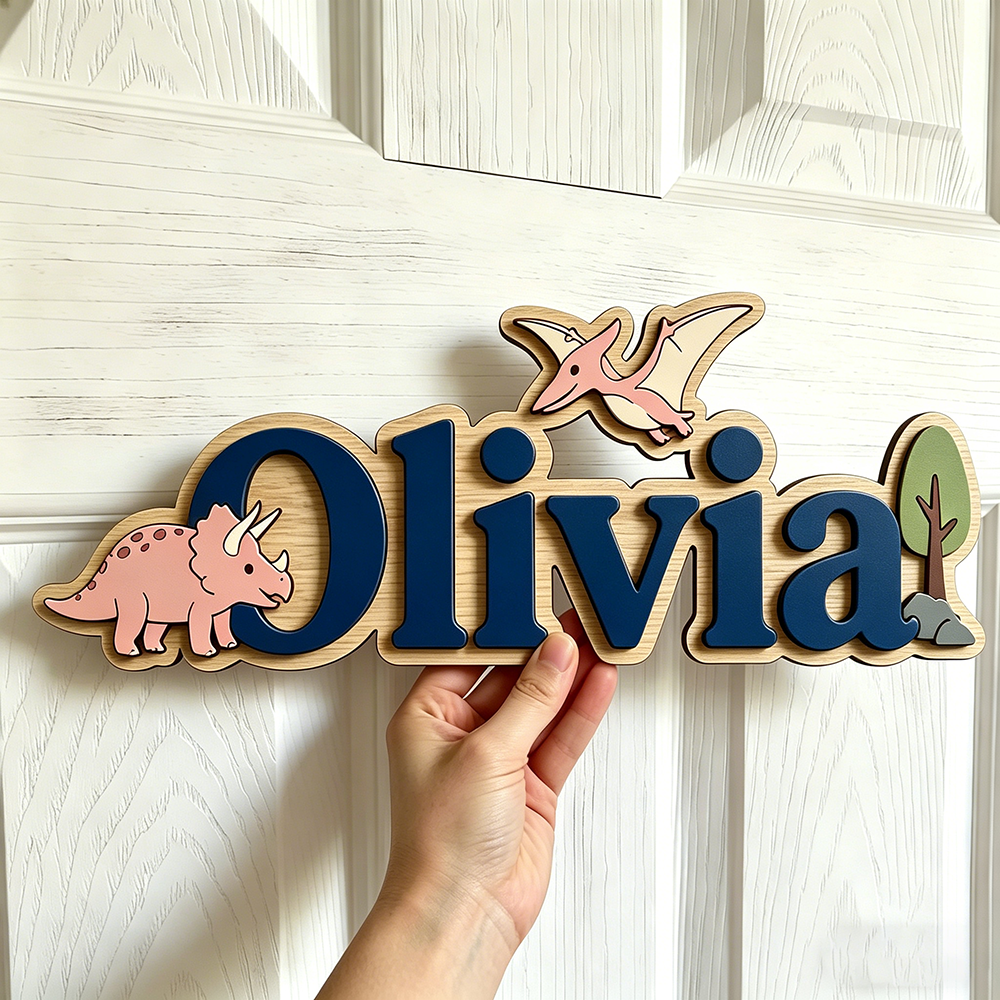 Personalized Dinosaur Name Sig - Baby Gate Stairs บทวิจารณ์และราคา
