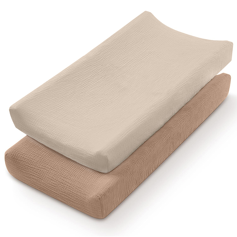 2PCS Diaper Changing Pad Cover - Diaper Changing Mat บทวิจารณ์และราคา