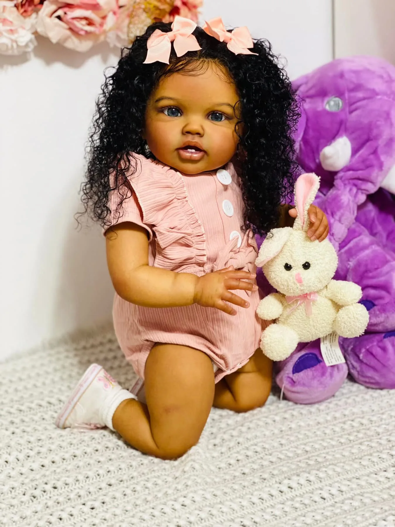 24Inch Reborn Baby Toddler Lot - Baby Products For Curly Hair บทวิจารณ์และราคา