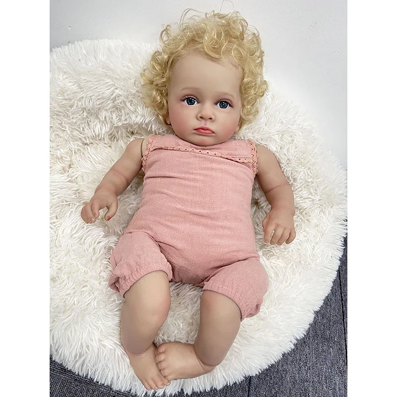 55CM Reborn Toddler Baby Doll  - Baby Products For Curly Hair บทวิจารณ์และราคา