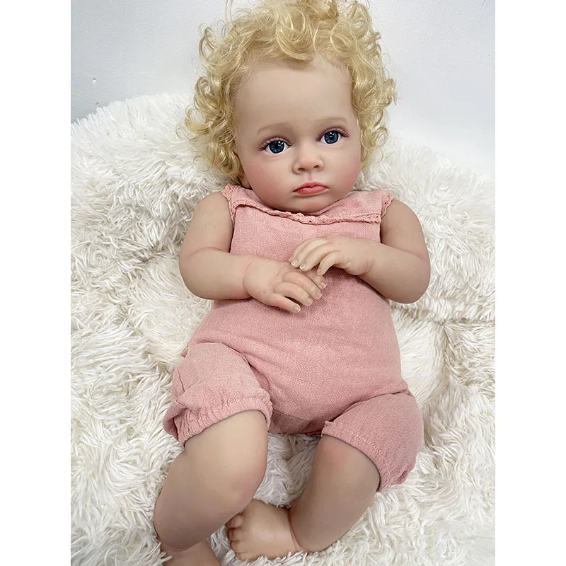 55CM Reborn Toddler Baby Doll  - Baby Products For Curly Hair บทวิจารณ์และราคา