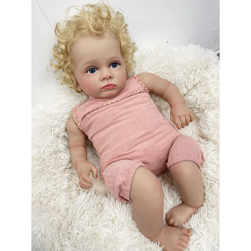 55CM Reborn Toddler Baby Doll  - Baby Products For Curly Hair บทวิจารณ์และราคา