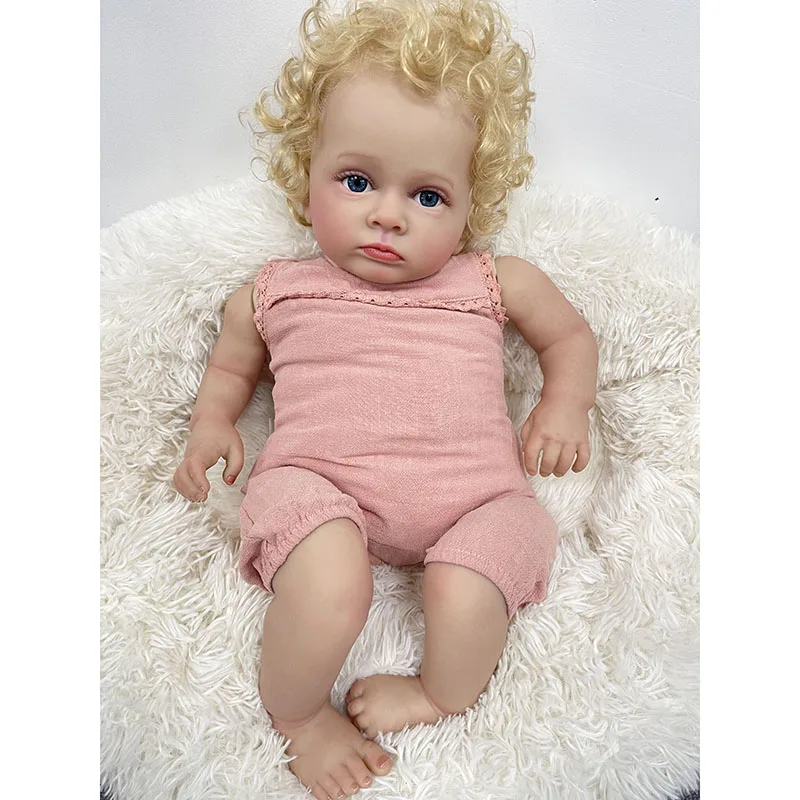 55CM Reborn Toddler Baby Doll  - Baby Products For Curly Hair บทวิจารณ์และราคา