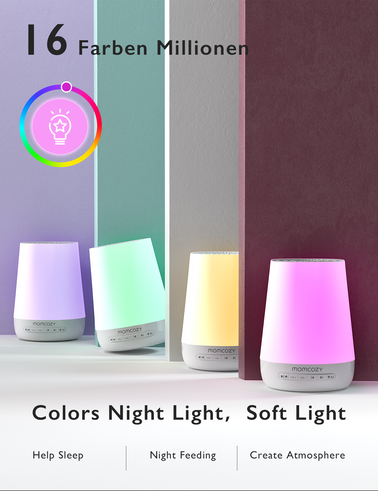 Momcozy Baby White Noise Sound - White Noise Machine Baby บทวิจารณ์และราคา