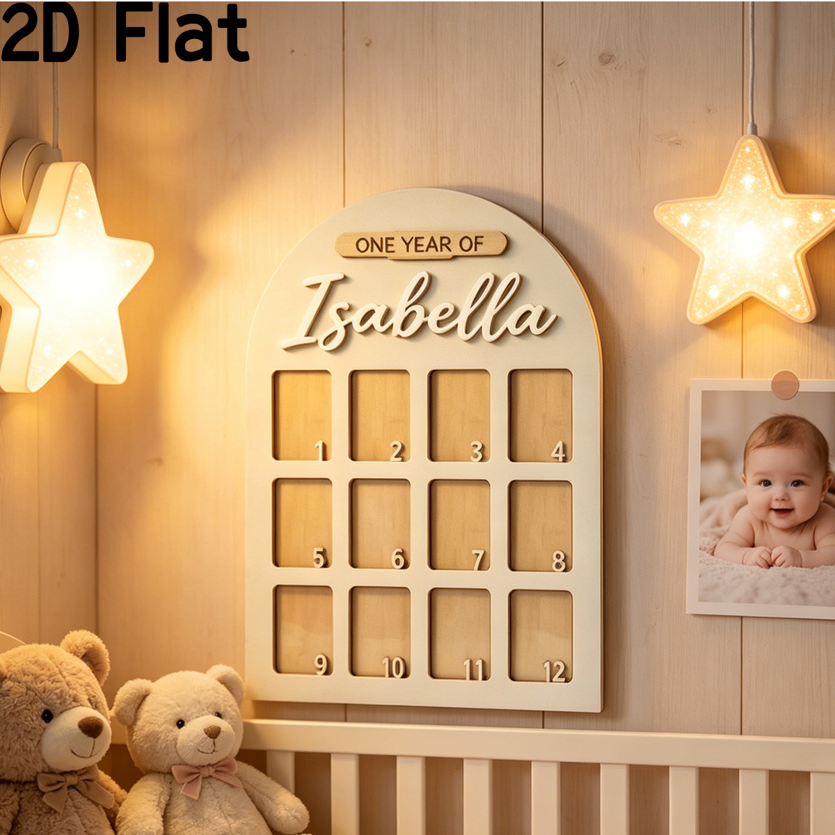 1Pc Custom Photo Record Board  - Baby Gate Stairs บทวิจารณ์และราคา