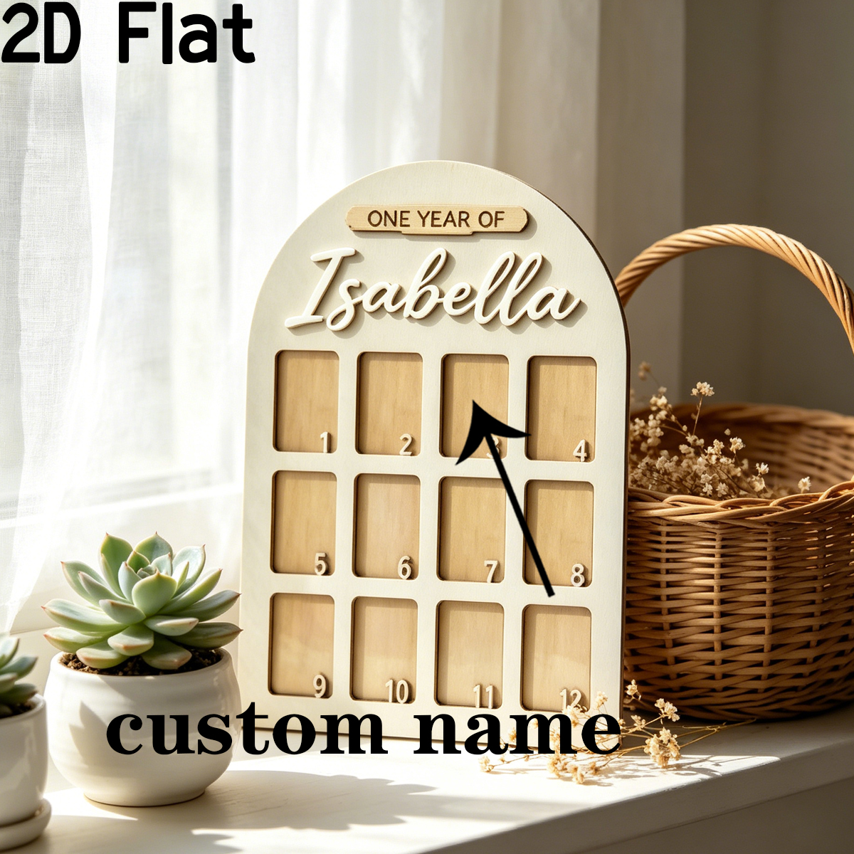 1Pc Custom Photo Record Board  - Baby Gate Stairs บทวิจารณ์และราคา