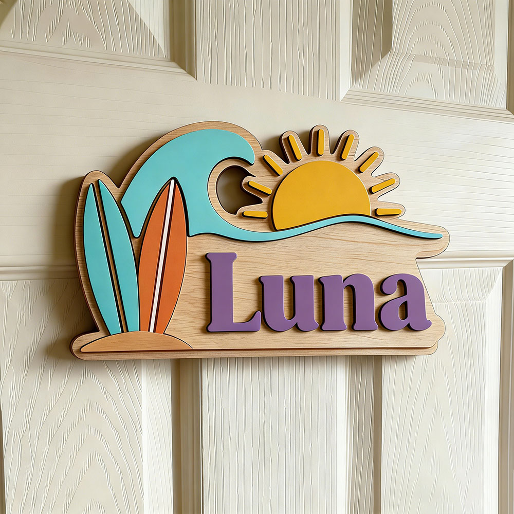 Custom Beach Wave Surfboard Su - Baby Gate Stairs บทวิจารณ์และราคา