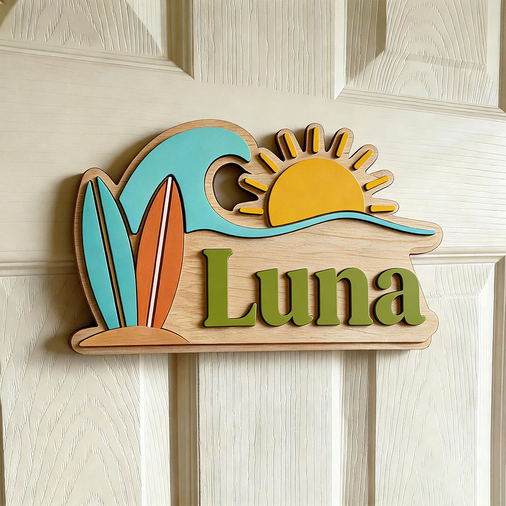 Custom Beach Wave Surfboard Su - Baby Gate Stairs บทวิจารณ์และราคา