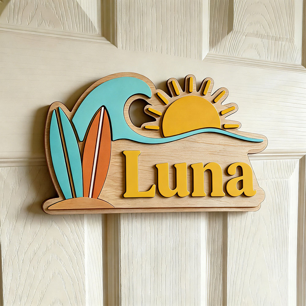 Custom Beach Wave Surfboard Su - Baby Gate Stairs บทวิจารณ์และราคา